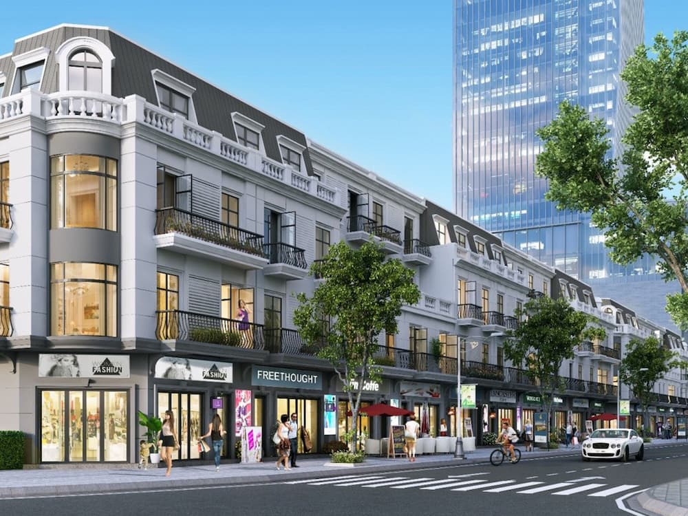 Bán shophouse hoàn thiện mặt ngoài hướng Đông Noble Royal Capital xây thô bên trong x 4 tầng